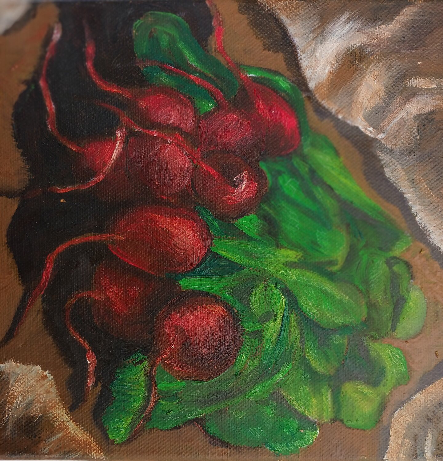 Radischen Iris Hillmeister-Becker Original painting for sale