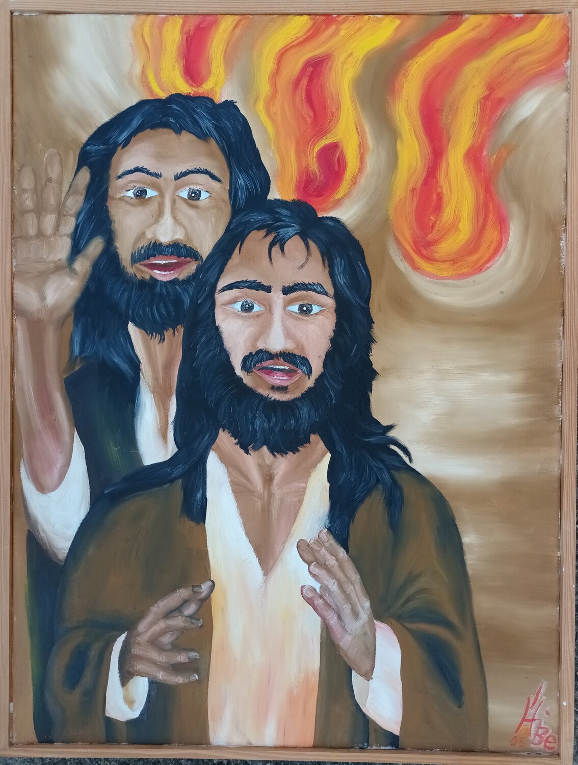 Vom heligen Geist erfüllt Iris Hillmeister-Becker Original painting for sale
