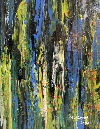 Waterfall 1 by Maria Köppl, Painting for Sale on Select