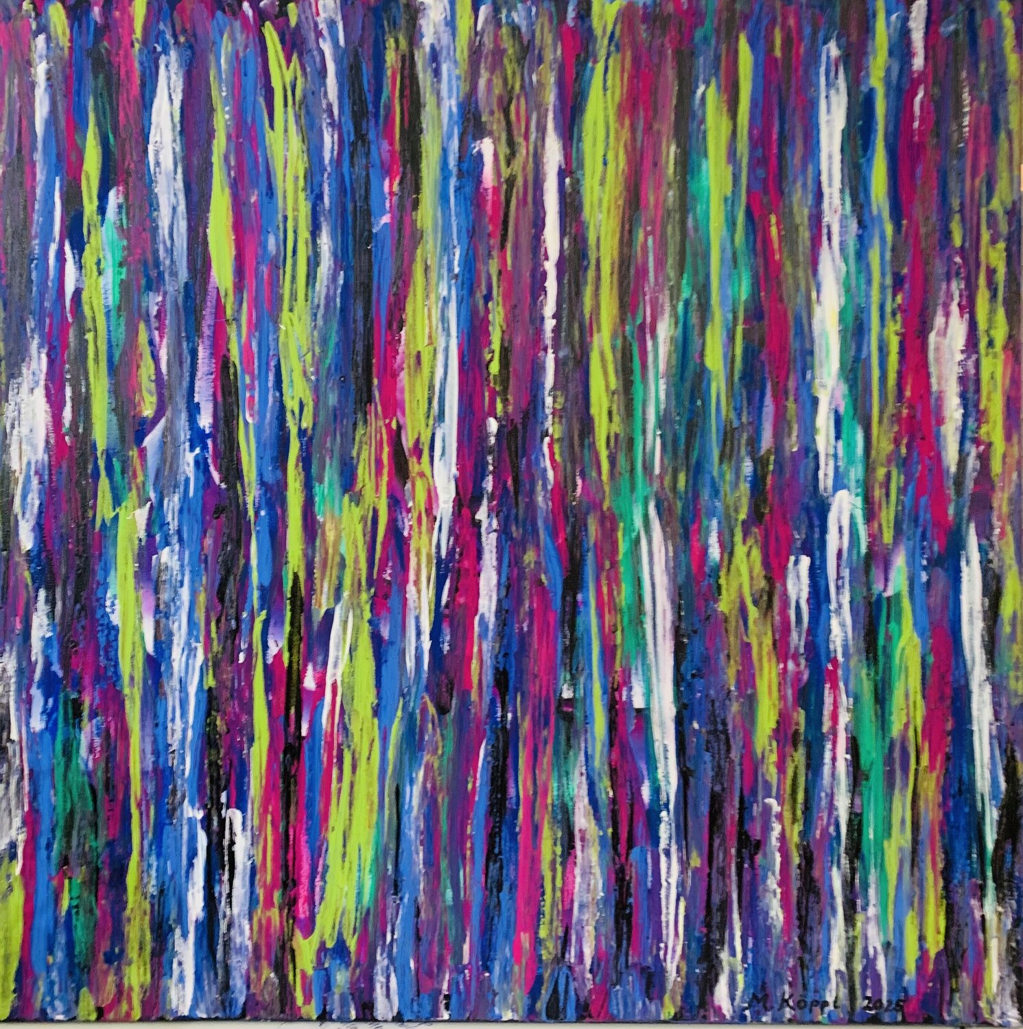 When Jimmy went to the Rainbow Maria Köppl Original painting for sale
