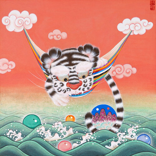 드림캐쳐_여행 by SEUNGYEON KIM, Painting for Sale on Select