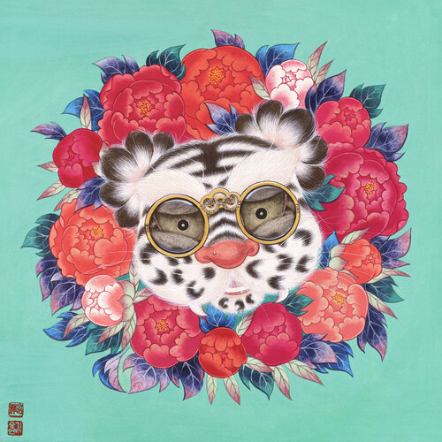 Lucky_해피나이트! by SEUNGYEON KIM, Painting for Sale on Select
