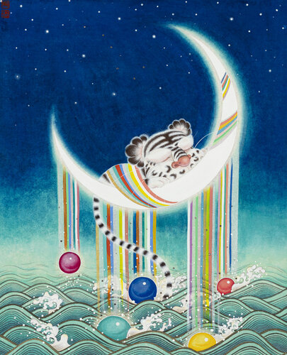 Colorful Dreams-I by SEUNGYEON KIM, Painting for Sale on Select