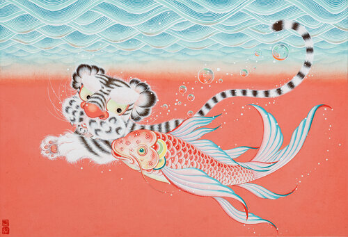 Together by SEUNGYEON KIM, Painting for Sale on Select