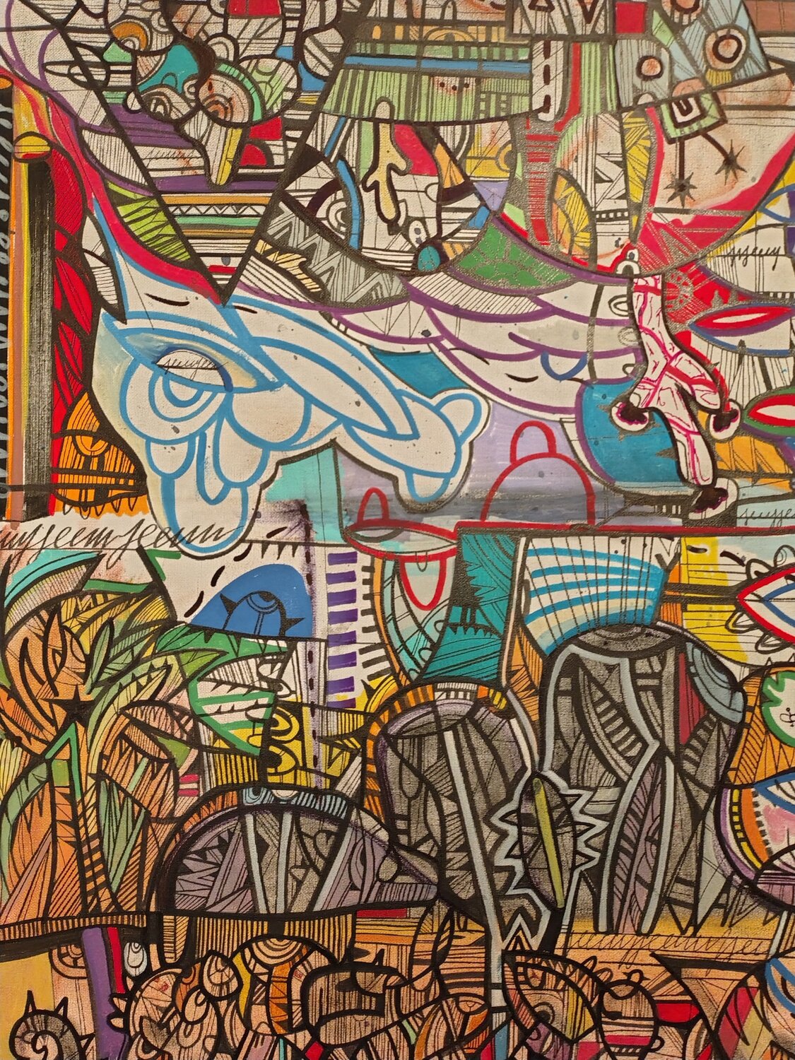 Antagonismo naturale Daniele Duranti Original painting for sale
