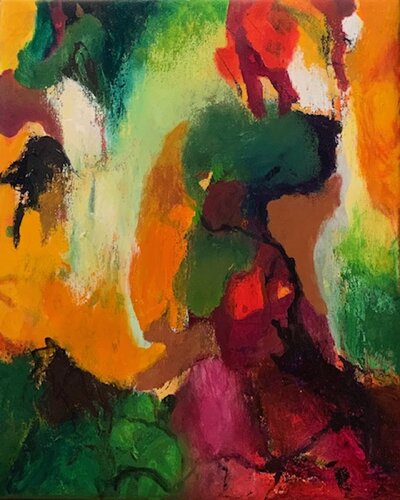 Rocks & Trees by Sung Gross, Painting for Sale on Select