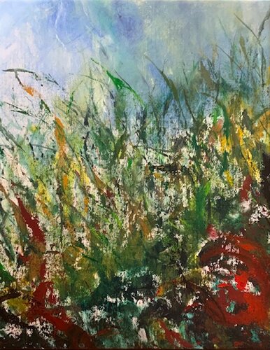 Wild Plants by Sung Gross, Painting for Sale on Select