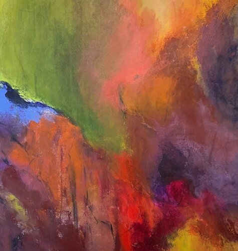 Purple Rocks by Sung Gross, Painting for Sale on Select