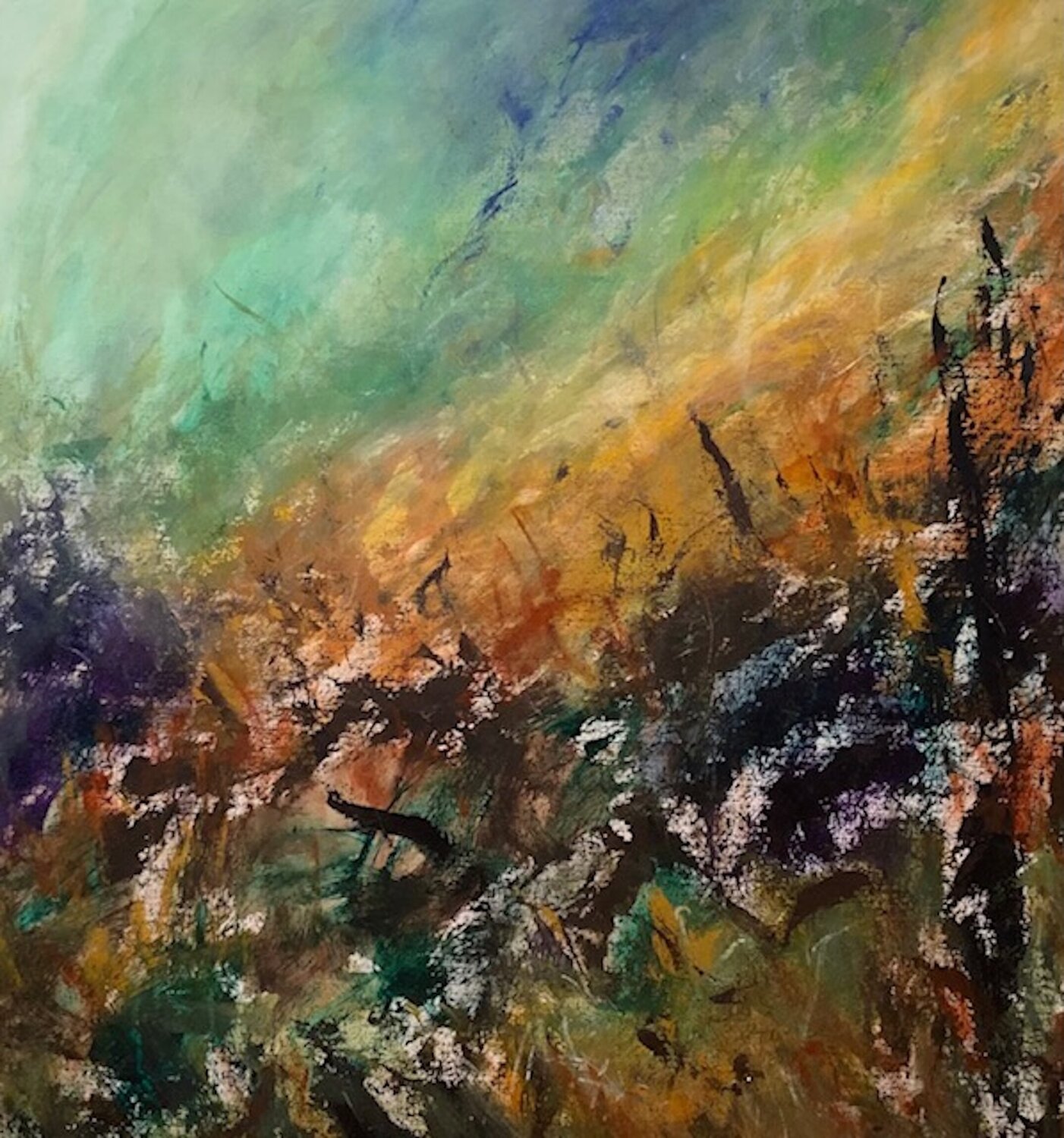 Early Winter Symphony Sung Gross Original painting for sale