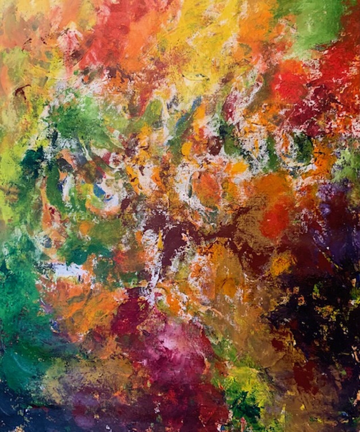 Full Bloom Sung Gross Original painting for sale