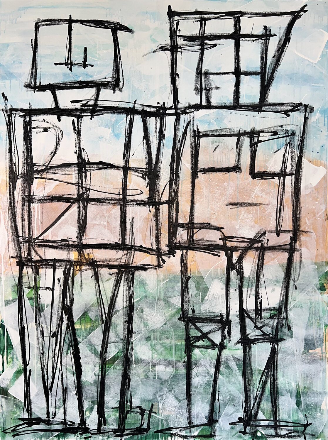Love is in the air El Mora Original painting for sale