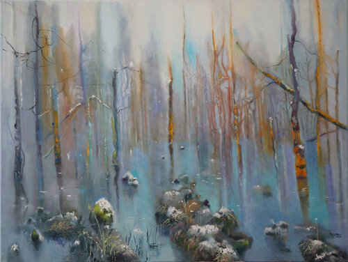 Seda's swamp by Julija Demenkova, Painting for Sale on Select
