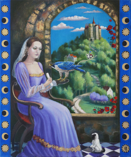 The letter from a loved one by Julija Demenkova, Painting for Sale on Select
