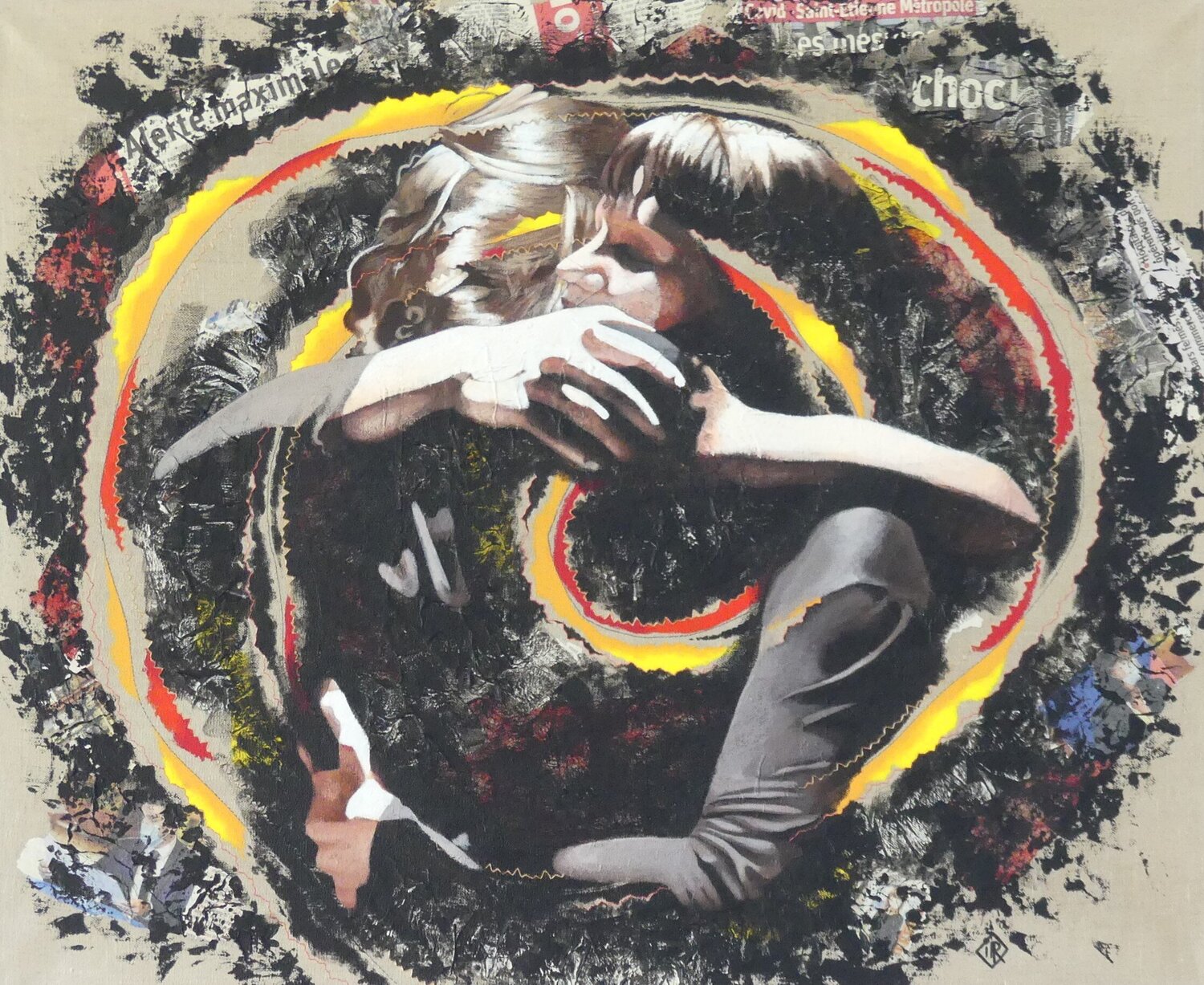 Incivilité Isabelle Riffard Original painting for sale
