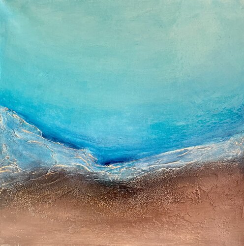 Dance of Water and Earth I by Clémentine Daudier, Painting for Sale on Select