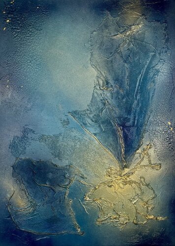 Un ange passe V by Clémentine Daudier, Painting for Sale on Select