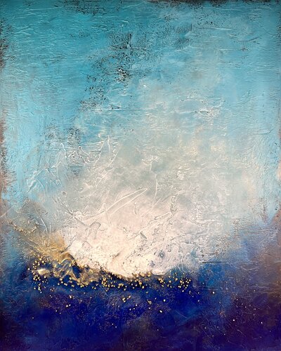 Écumes I by Clémentine Daudier, Painting for Sale on Select