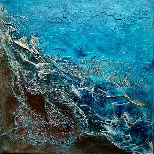 Coastline II by Clémentine Daudier, Painting for Sale on Select