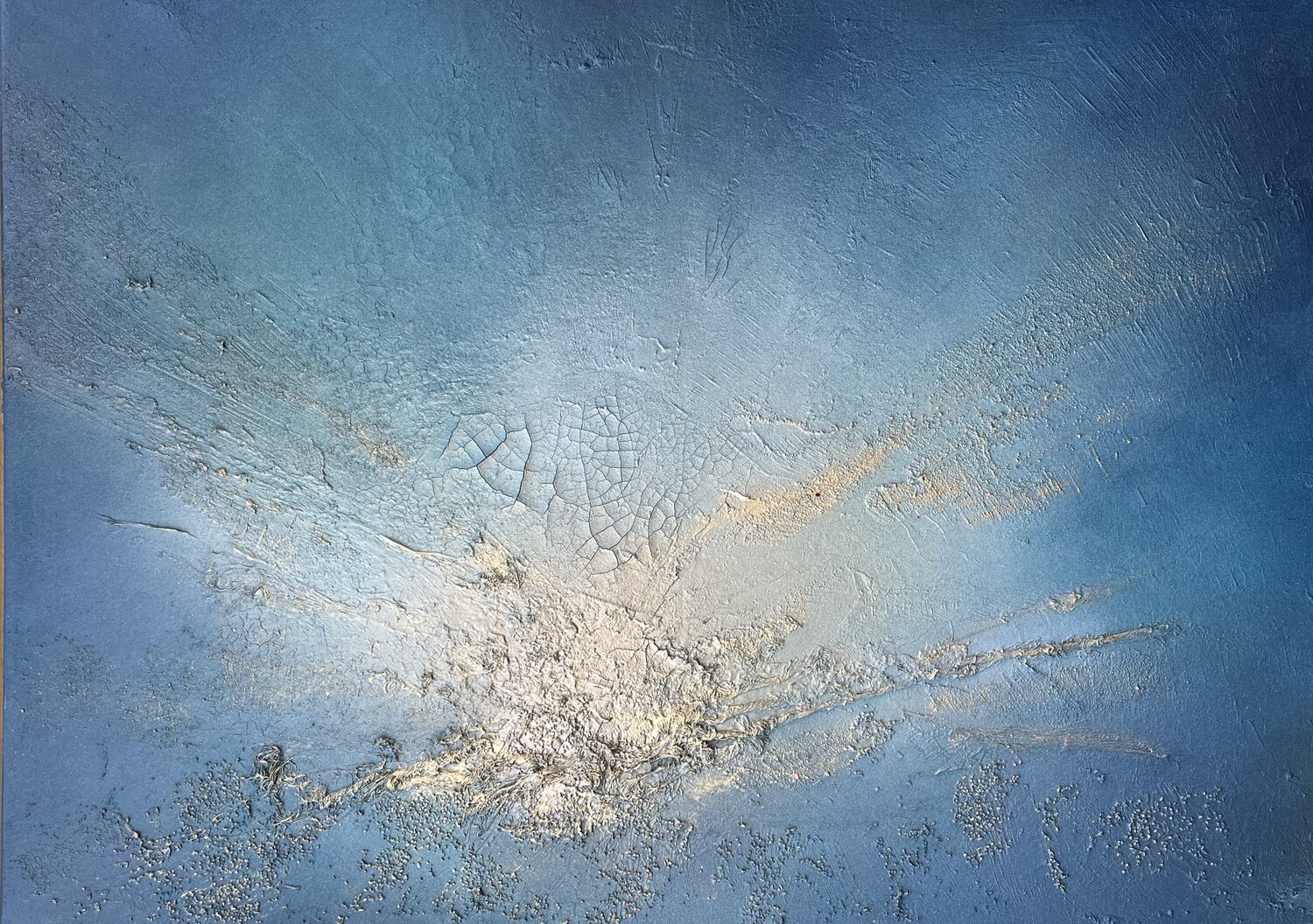 Dramatic Sky 70-2 Clémentine Daudier Original painting for sale
