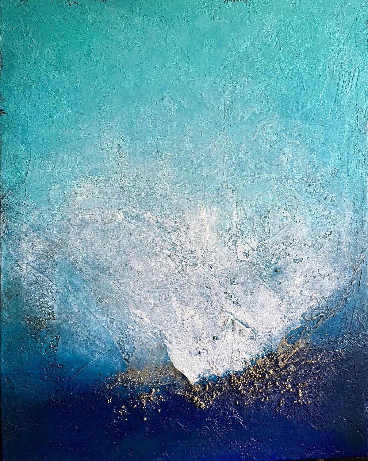 Écumes II Clémentine Daudier Original painting for sale