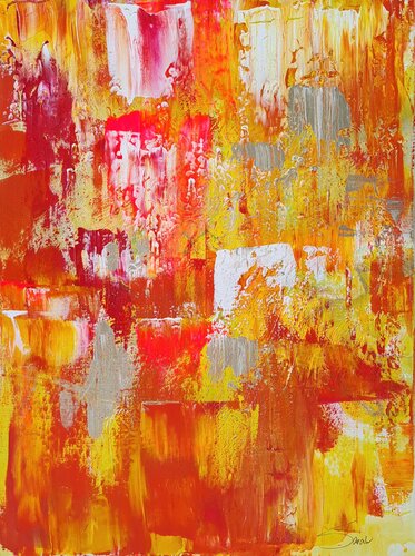 Orange Power by Sarah Kube, Painting for Sale on Select