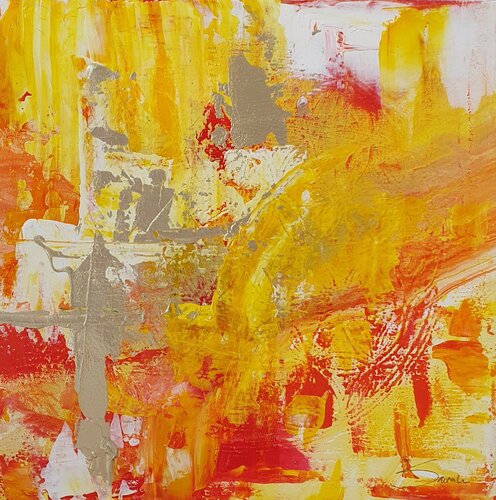 Feuer des Lebens by Sarah Kube, Painting for Sale on Select