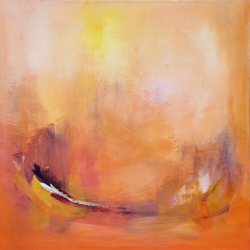 Goldene Melodie by Sarah Kube, Painting for Sale on Select