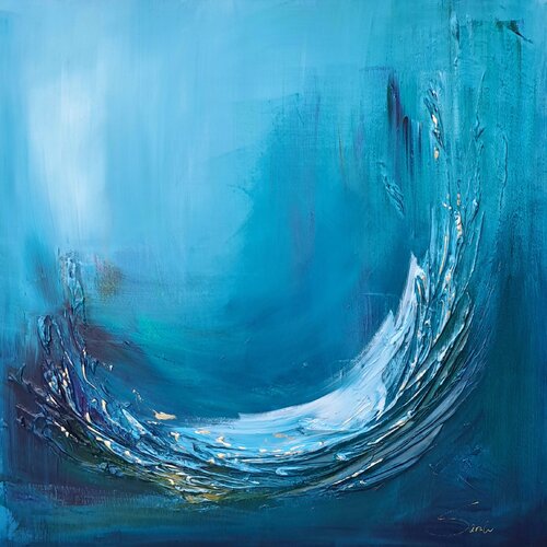 Welle des Ursprungs by Sarah Kube, Painting for Sale on Select