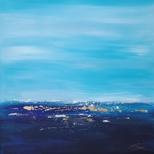 Energy of the Ocean No 1 by Sarah Kube, Painting for Sale on Select