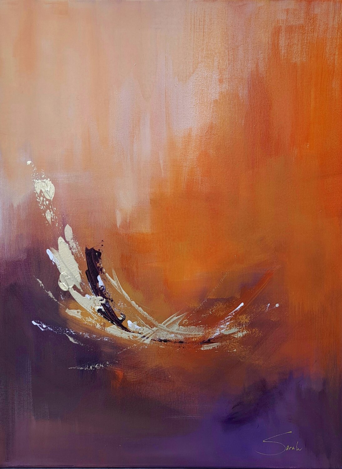 Spirit Flame Sarah Kube Original painting for sale