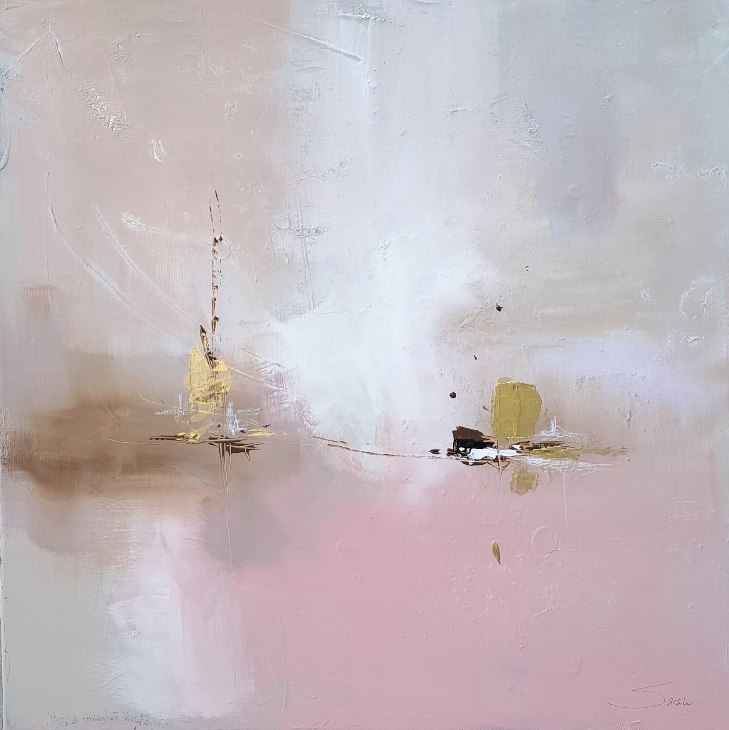 Center of Stillness Sarah Kube Original painting for sale