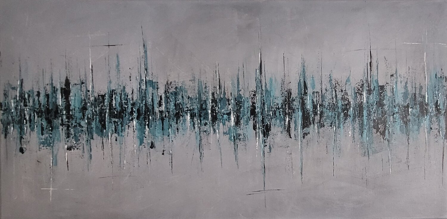 The Blue Side Moe Teratos Original painting for sale
