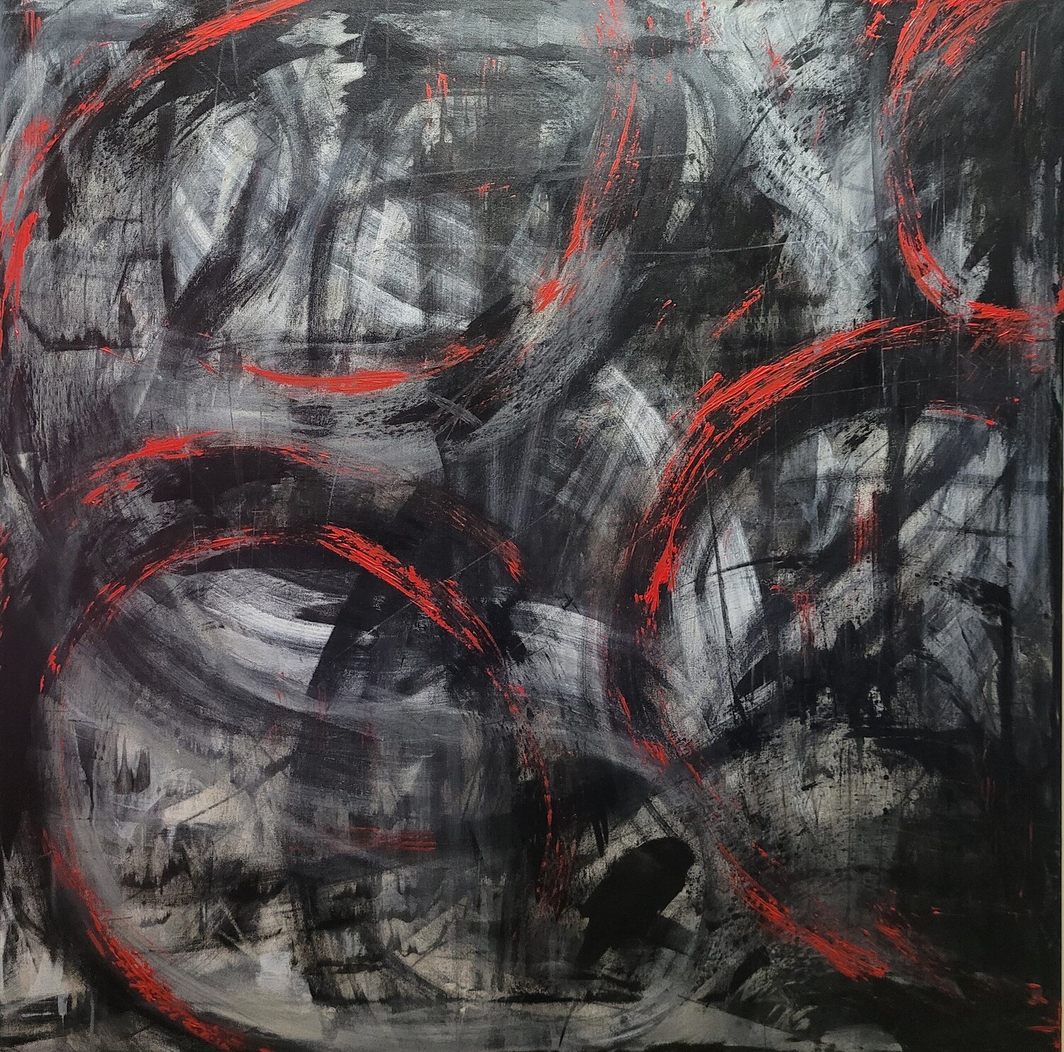 Flying Thoughts Moe Teratos Original painting for sale