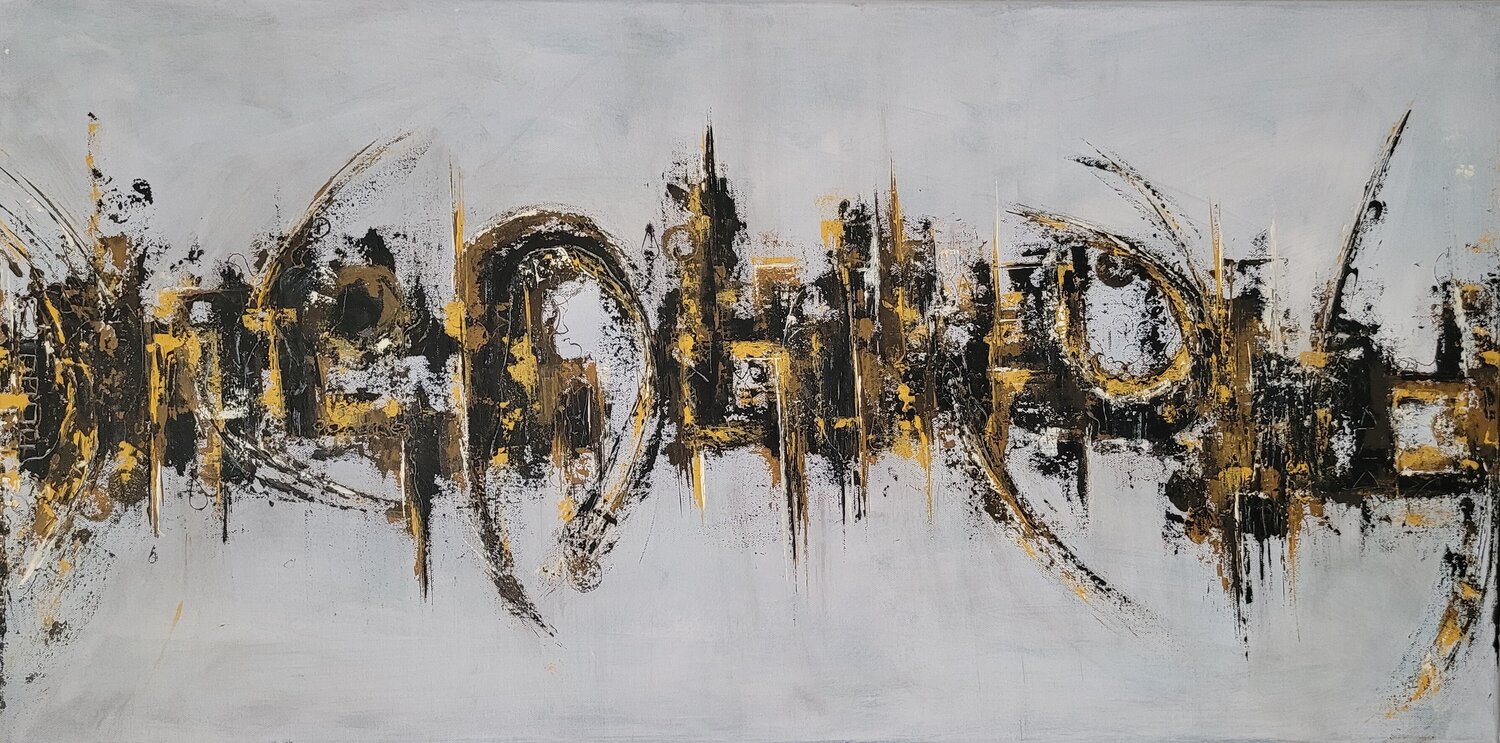 Swings Moe Teratos Original painting for sale