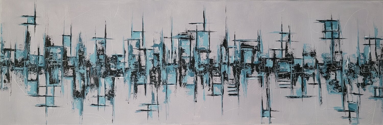 It is our life Moe Teratos Original painting for sale