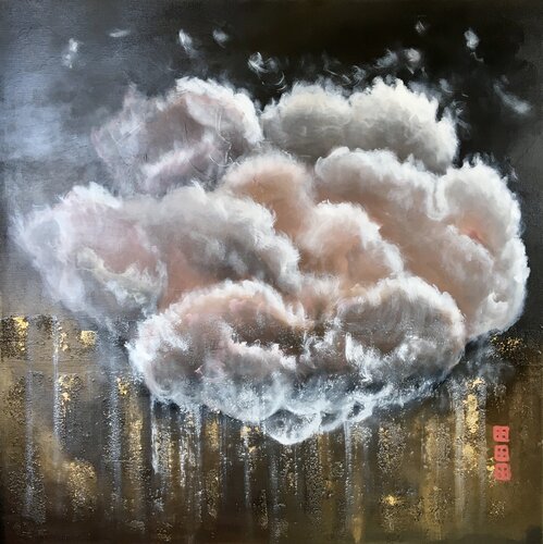 Nuages by Séverine Gallois, Painting for Sale on Select