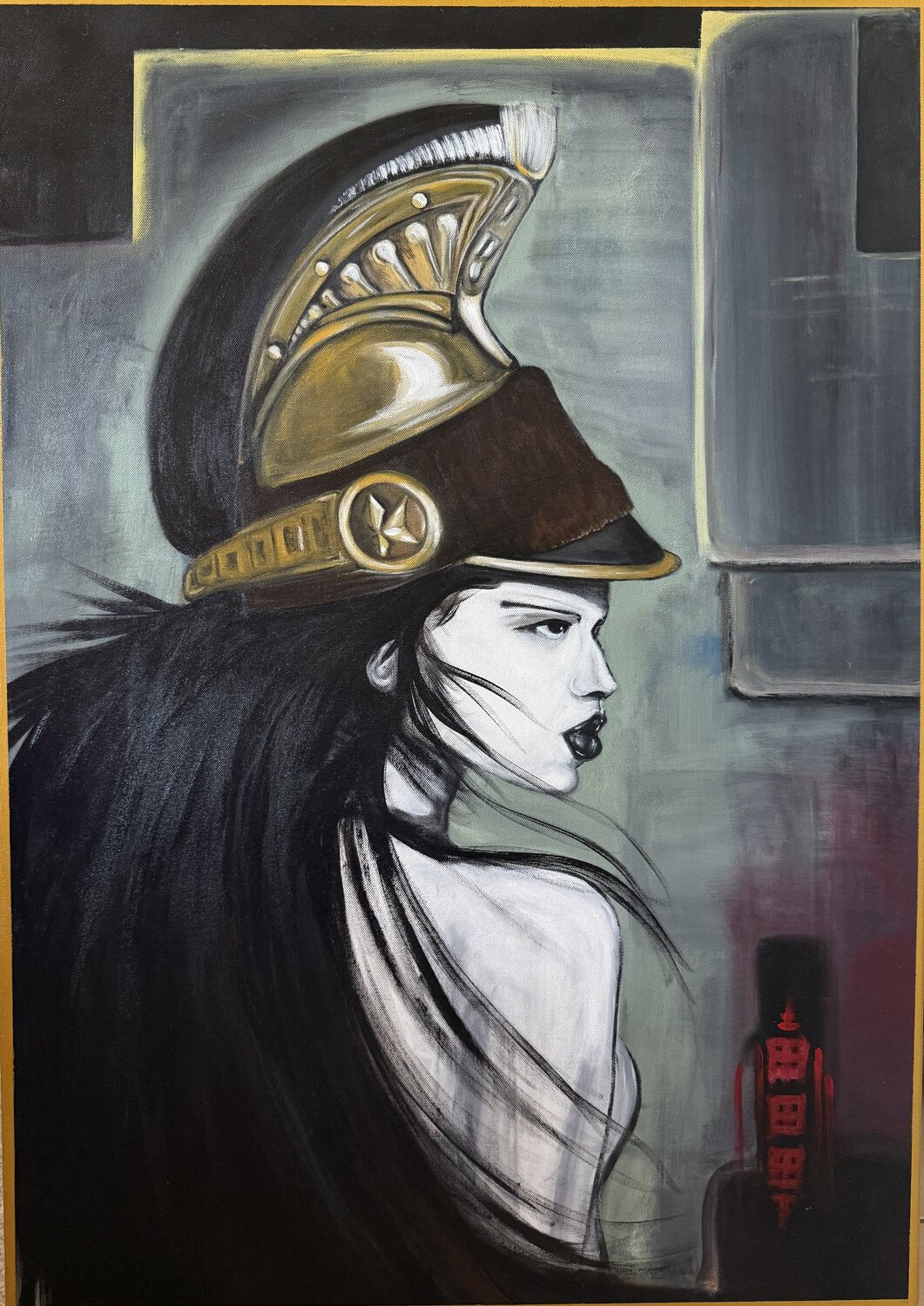 Athéna Séverine Gallois Original painting for sale