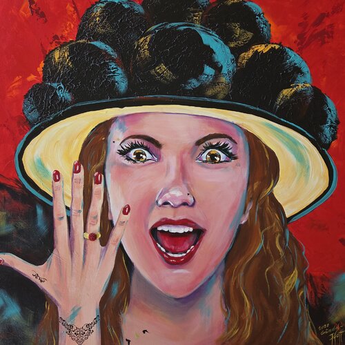 Plötzlich verheiratet (Schwarzwaldmädel) by Inge Gründel-Pfaff, Painting for Sale on Select