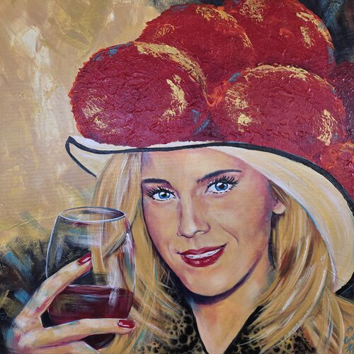 Schwarzwaldmädel Tradition ist sinnlich by Inge Gründel-Pfaff, Painting for Sale on Select