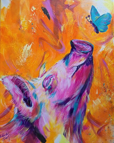 feel saugut by Inge Gründel-Pfaff, Painting for Sale on Select