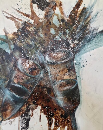 let´s party I by Inge Gründel-Pfaff, Painting for Sale on Select