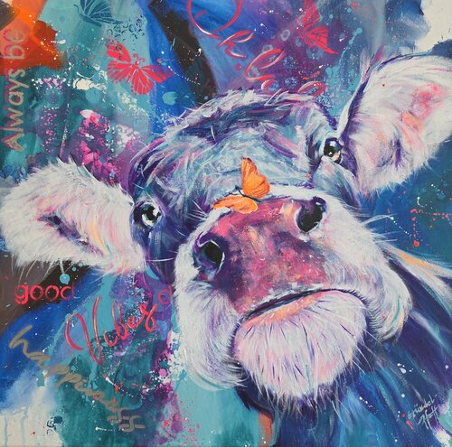 good Vipes by Inge Gründel-Pfaff, Painting for Sale on Select