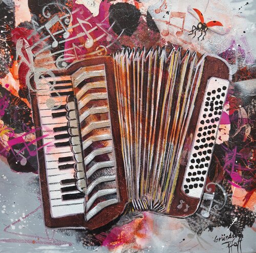 Melodie by Inge Gründel-Pfaff, Painting for Sale on Select