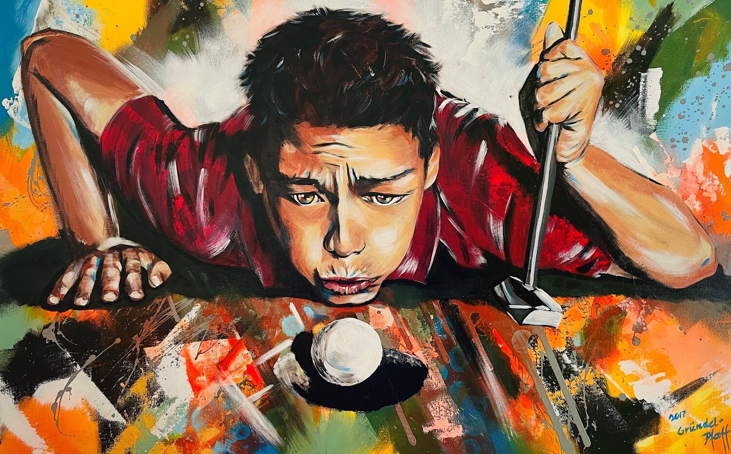 Improvisation Inge Gründel-Pfaff Original painting for sale