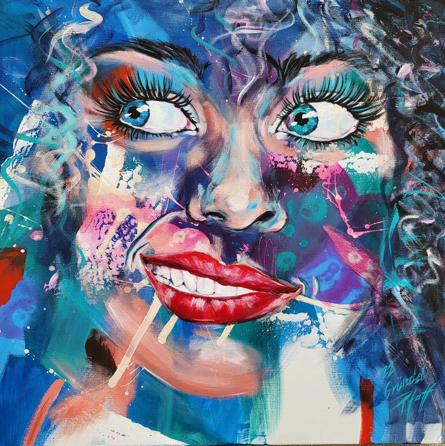 Warum nicht? Inge Gründel-Pfaff Original painting for sale