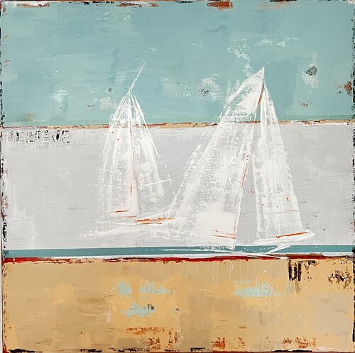 Setz die Segel by Doris Heinrichs, Painting for Sale on Select