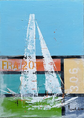 Sailing in summer by Doris Heinrichs, Painting for Sale on Select