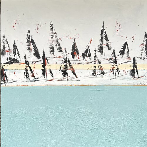 The big race by Doris Heinrichs, Painting for Sale on Select