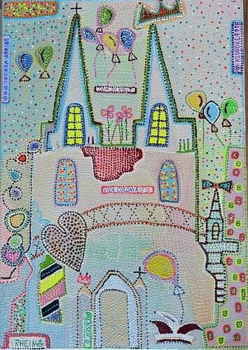 Wo Herzen fliegen by Doris Heinrichs, Painting for Sale on Select