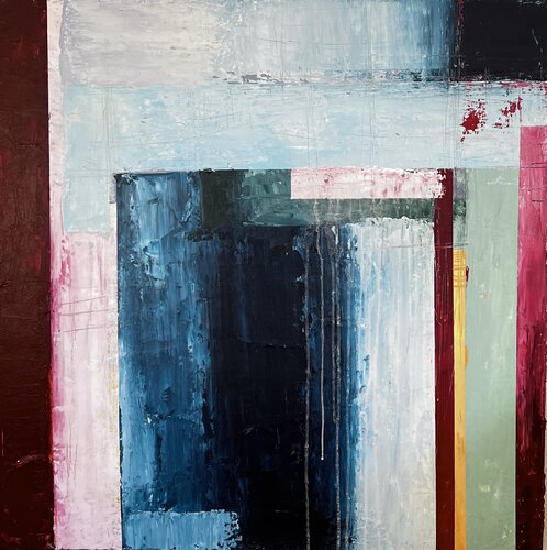 “Silent Architecture” von Doris Heinrichs, Malerei kaufen auf Select